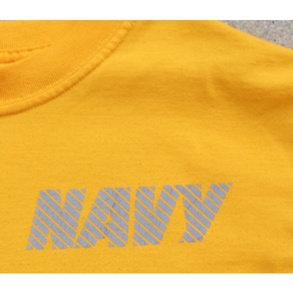 画像3: 米軍 米海軍トレーニングTシャツ黄SMALL