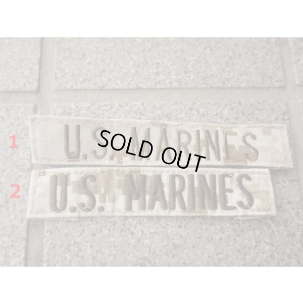 画像1: 米軍 米海兵隊デザートMARPAT迷彩U.S. MARINESテープ