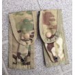 画像3: 米軍MOLLEII シングル9mmピストルマガジンポーチOEFCP(MULTICAM迷彩) (3)