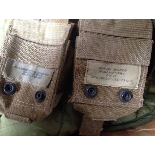 画像3: 米軍 米海兵隊イーグル ハンドグレネードポーチCB(コヨーテブラウン) (3)
