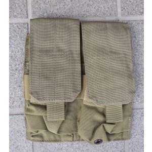 画像: 米軍イーグルSFLCSダブルマガジンポーチ カーキ新品