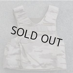 画像: ベルギー軍NFM製デザートジグソー迷彩ボディアーマーカバーMEDIUM-SHORT（前部プレートポケットにほつれ有り）