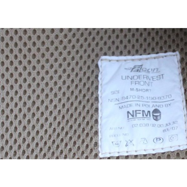 画像3: ベルギー軍NFM製デザートジグソー迷彩ボディアーマーカバー（大破れ有り） (3)