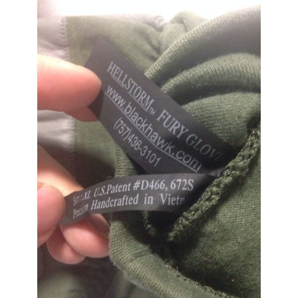 画像6: ブラックホークFURYケブラーグローブOD旧仕様X-LARGE新品 (6)