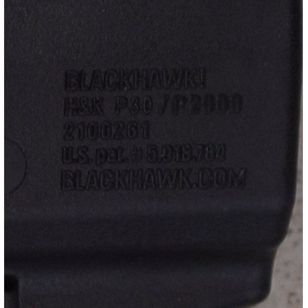 画像4: ブラックホークSERPA LEVEL3ヒップホルスター黒H&K P30・P2000用(USPコンパクトも可)新品(右利き・左利き両方有り) (4)