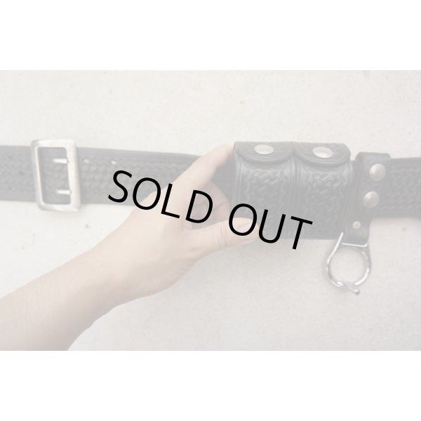 画像4: 米法執行機関放出ポリスベルトセット(ビアンキ製4インチリボルバー用ホルスター・TEX SHOEMAKER&SONS製ベルトなどがセット) (4)