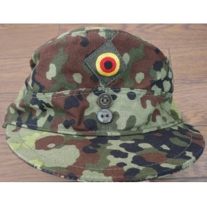 画像: ドイツ連邦軍(西ドイツ軍)試作フレクター迷彩キャップ帽