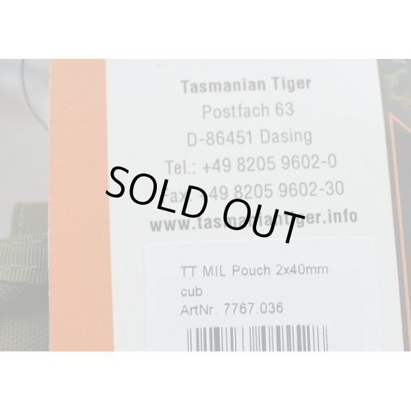 画像3: Tasmanian Tiger製ダブル40mmグレネードポーチOD新品 (3)