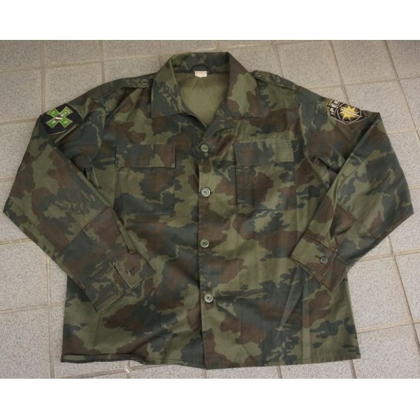 画像2: ラトビア軍 1990年代 内務省軍 戦闘服上下セット徽章付き (2)