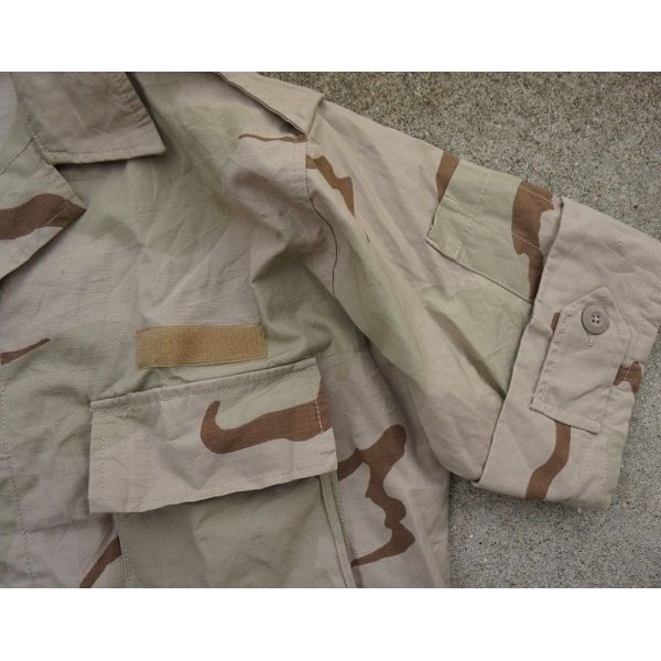 画像3: UAE(アラブ首長国連邦)軍3Cデザート迷彩ジャケット半袖改造品 (3)