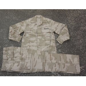 画像: ベルギー軍デザートジグソー迷彩 上下セットS/S新品