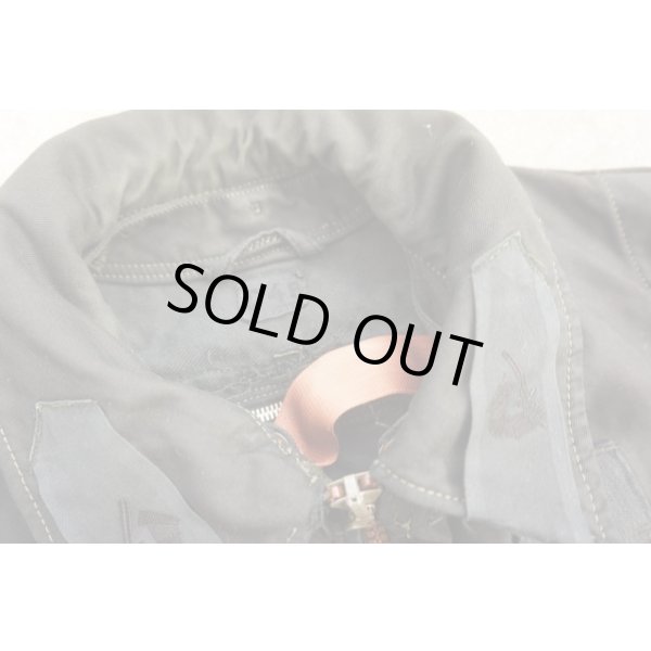 画像4: スウェーデン軍タンカースジャケット黒サイズC48 (4)