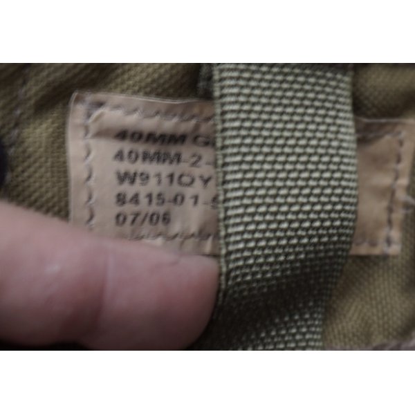 画像4: 米軍イーグルSFLCSダブル40mmグレネードポーチ カーキ (4)