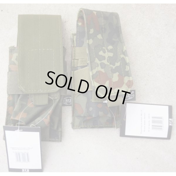 画像1: MFH製シングルマガジンポーチ ドイツ連邦軍フレクター迷彩(フレック迷彩)新品 (1)