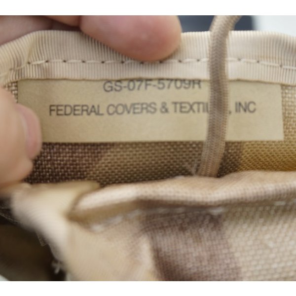 画像4: 米軍放出FEDERAL COVERS & TEXTILES製RACKベストSABREラジオポーチ3Cデザート迷彩 (4)