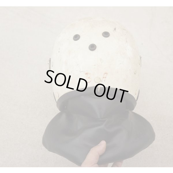 画像4: 西ドイツ(ドイツ連邦)警察P14ライオットヘルメットMEDIUM寸 (4)