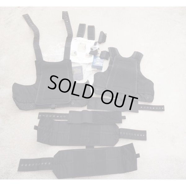 画像5: ベルギー警察特殊部隊用?イーグルLAND (MC) CIRASボディアーマーSMALL黒 新品 (5)