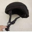 画像2: 英警察放出ゼブラアーマー製MICH-2001型ヘルメット黒Largeヘルメットカバー・ヘルメットバンド付き (2)