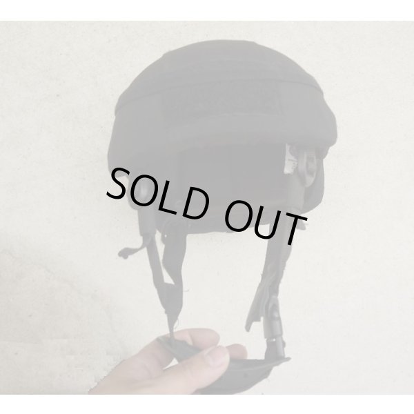 画像3: 英警察放出グローバルアーマー製MICH-2001型ヘルメット黒X-Largeヘルメットカバー・ヘルメットバンド付き (3)