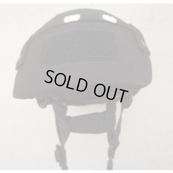 画像4: 英警察放出ゼブラアーマー製MICH-2001型ヘルメット黒Largeヘルメットカバー・ヘルメットバンド付き (4)