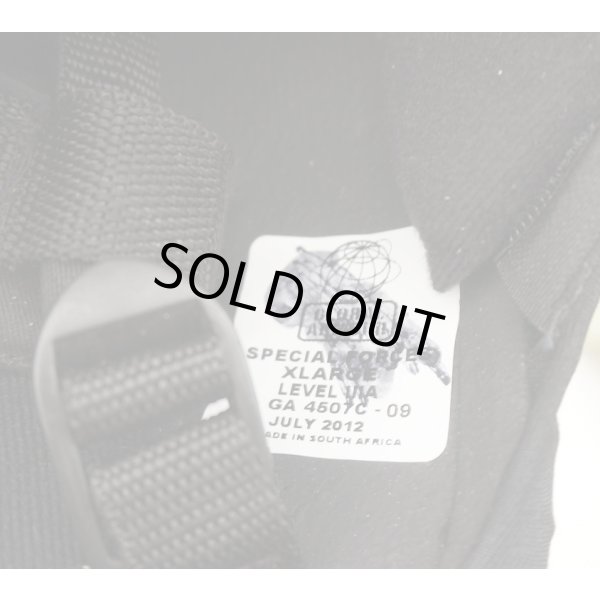 画像5: 英警察放出グローバルアーマー製MICH-2001型ヘルメット黒X-Largeヘルメットカバー・ヘルメットバンド付き (5)