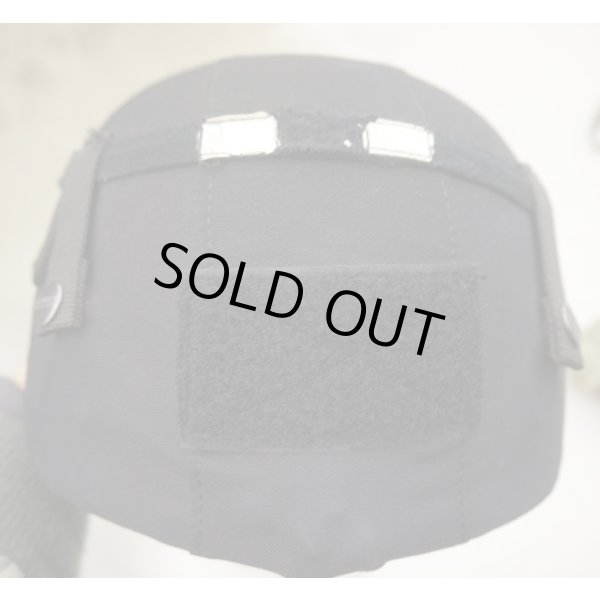 画像6: 英警察放出グローバルアーマー製MICH-2001型ヘルメット黒X-Largeヘルメットカバー・ヘルメットバンド付き (6)