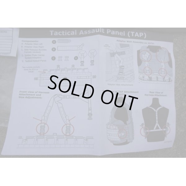 画像4: 米軍MOLLEII TAP(タクティカルアサルトパネル)UCP迷彩(ACU迷彩)新品 (4)