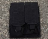 画像: イーグル ダブルマガジンポーチ黒 新品
