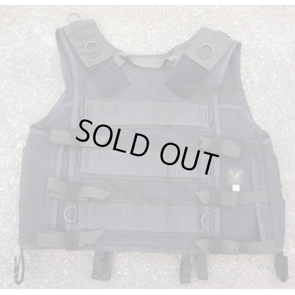 画像2: イーグルTAC-V1-NUタクティカルベスト黒LARGE新品 (2)