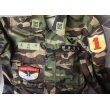 画像5: 韓国軍ウッドランド迷彩 上下セット帽子付き陸軍第1歩兵師団DMZポリス着用品6号 (5)