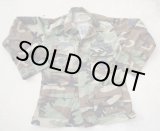 画像: 米軍リップストップ生地ウッドランドBDUジャケット後期型SMALL-SHORT米空軍フルパッチ品
