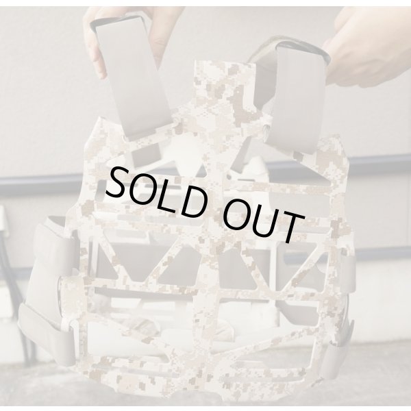 画像4: 米軍SEALsチーム10用S&SプレートフレームAOR1迷彩MEDIUM新品 (4)