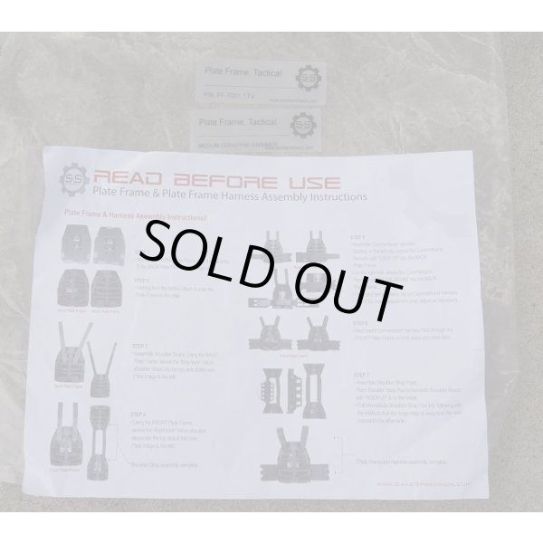 画像3: 米軍SEALsチーム10用S&SプレートフレームAOR1迷彩MEDIUM新品 (3)