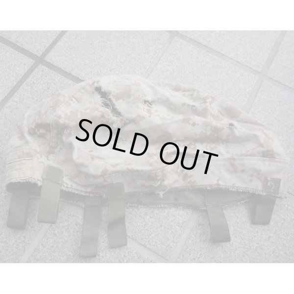 画像1: 米軍 米海兵隊PASGT・LWH用ヘルメットカバー ウッドランドMARPAT/デザートMARPAT(リバーシブル)MEDIUM/LARGE (1)