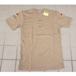画像: ドイツ連邦軍(ドイツ軍)階級章用ベルクロ付きブラウンTシャツ新品