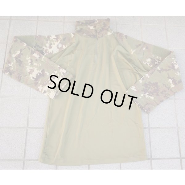 画像1: MIL-TECコンバットシャツ イタリア軍Vegetato迷彩SMALL新品 (1)