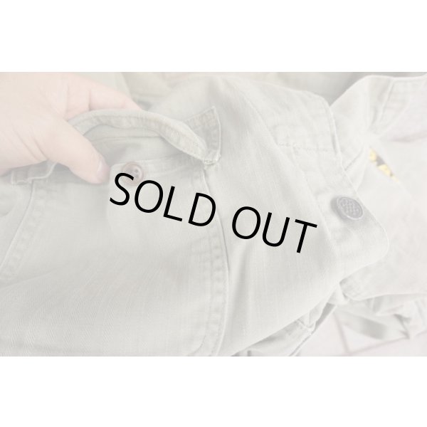 画像4: 第二次世界大戦 米軍M38 HBTカバーオール サイズ40R (4)