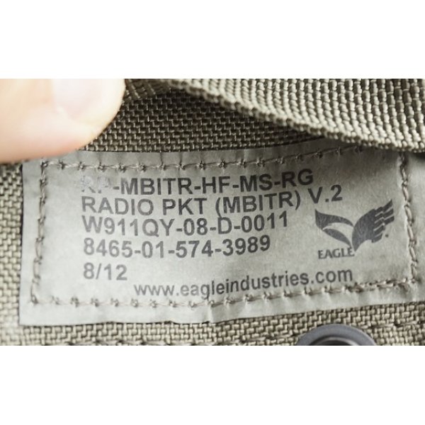 画像3: 米軍イーグルRLCS MBITRラジオポーチRG新品 (3)