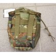 画像2: MFH製ダンプポーチ ドイツ連邦軍フレクター迷彩(フレック迷彩)新品     (2)