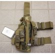 画像1: MFH製レッグホルスター ドイツ連邦軍フレクター迷彩(フレック迷彩)新品 (1)