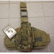 画像1: MFH製レッグホルスター ドイツ連邦軍フレクター迷彩(フレック迷彩)新品 (1)