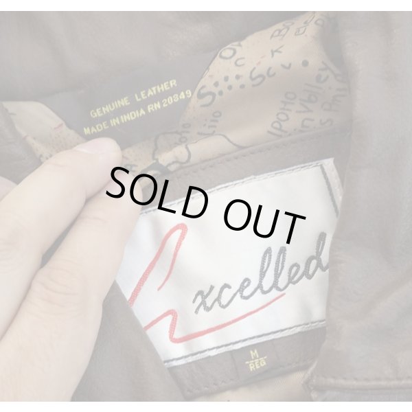 画像3: 米軍放出Excelled製A2フライトジャケットMEDIUM-REGULAR (3)