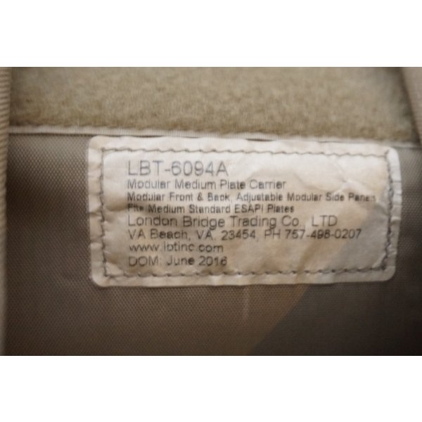 画像6: LBT-6094プレートキャリアCB(コヨーテブラウン)新品 (6)