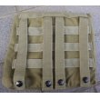 画像2: 米軍イーグルMLCSガスマスクポーチ カーキ新品 (2)