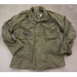 画像1: 米軍西ドイツ駐留部隊着用M65フィールドジャケット3rdタイプ(ブラスジッパータイプ)MEDIUM-REGULAR (1)