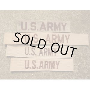 画像: 米軍 米陸軍デザートカラー色U.S. ARMYテープ
