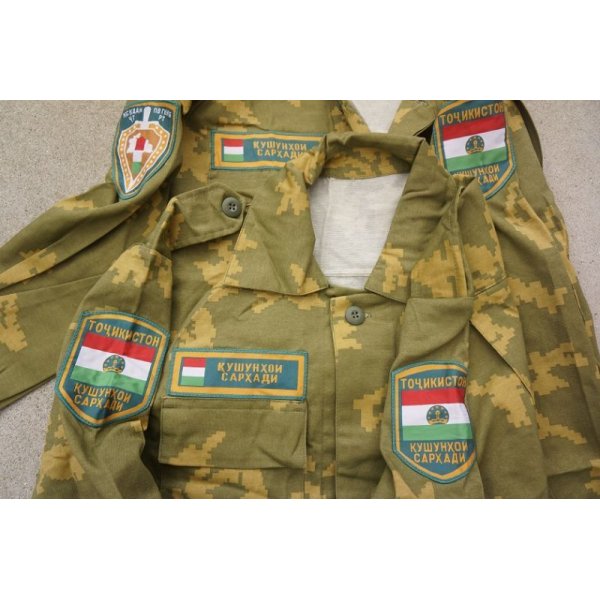 画像3: タジキスタン国境系部隊Berezka迷彩上下セット新品 (3)