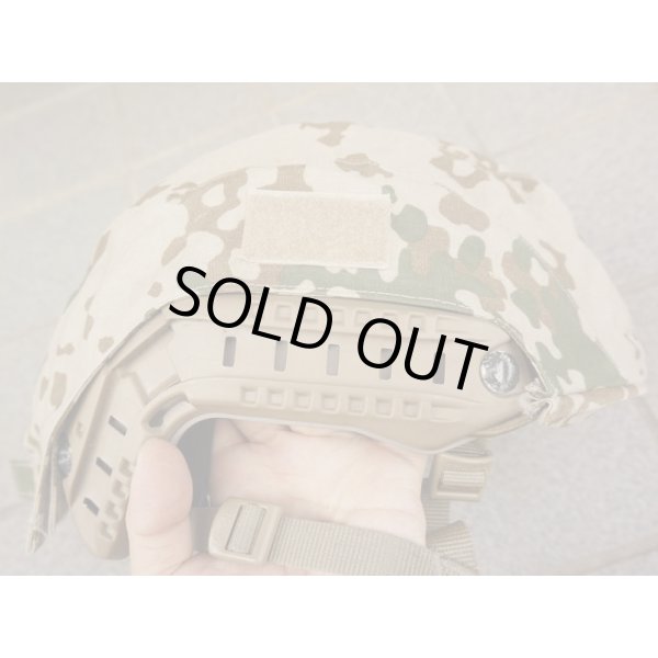 画像2: ドイツ連邦軍(ドイツ軍)OPS-CORE FAST用ヴィステン(デザートフレクター)迷彩ヘルメットカバー (2)