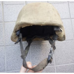 画像: 英軍放出MSA製MICH-2000ヘルメット黒MEDIUM IDパッチ・DBT製コヨーテタンカバー付き