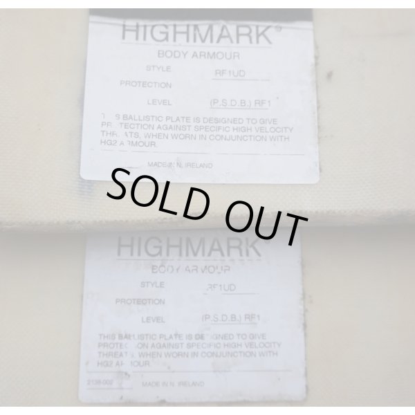 画像6: 英軍放出ブラックホーク製プレートキャリア黒ハイマーク製プレート・Hellweg製ダブルピストルマガジンポーチ付き (6)